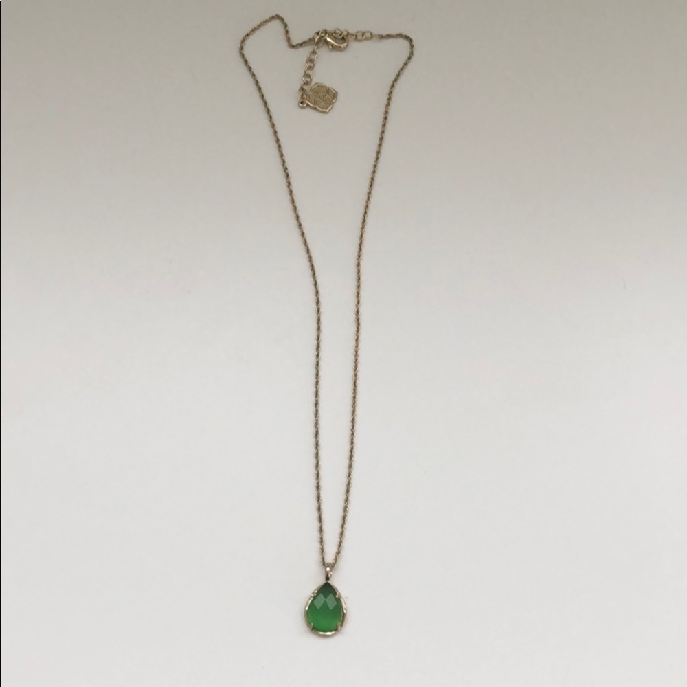 Green Kendra Scott Pendant Necklace